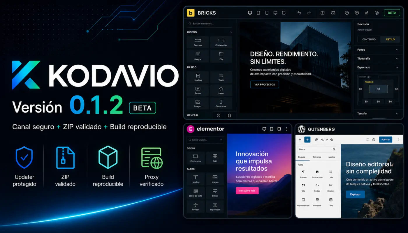 Kodavio 0.1.2 beta ya está disponible