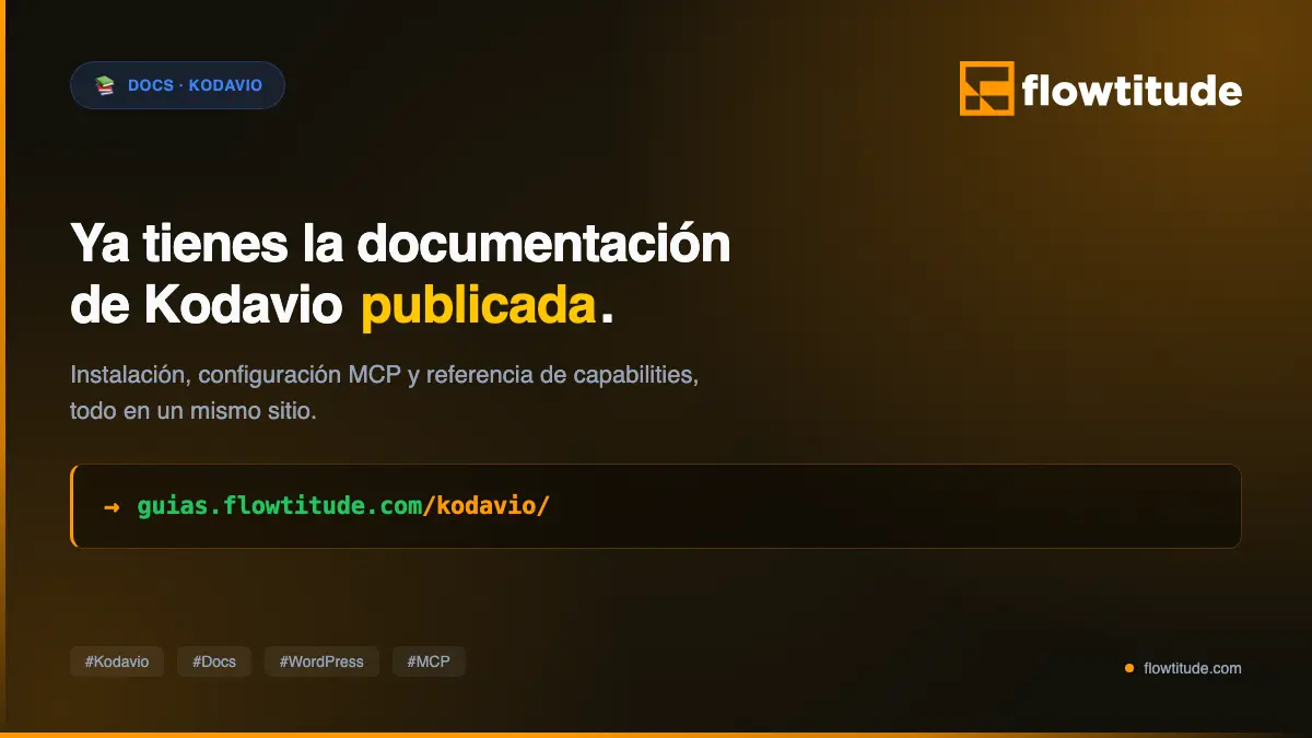 Documentación de Kodavio: guías y referencias