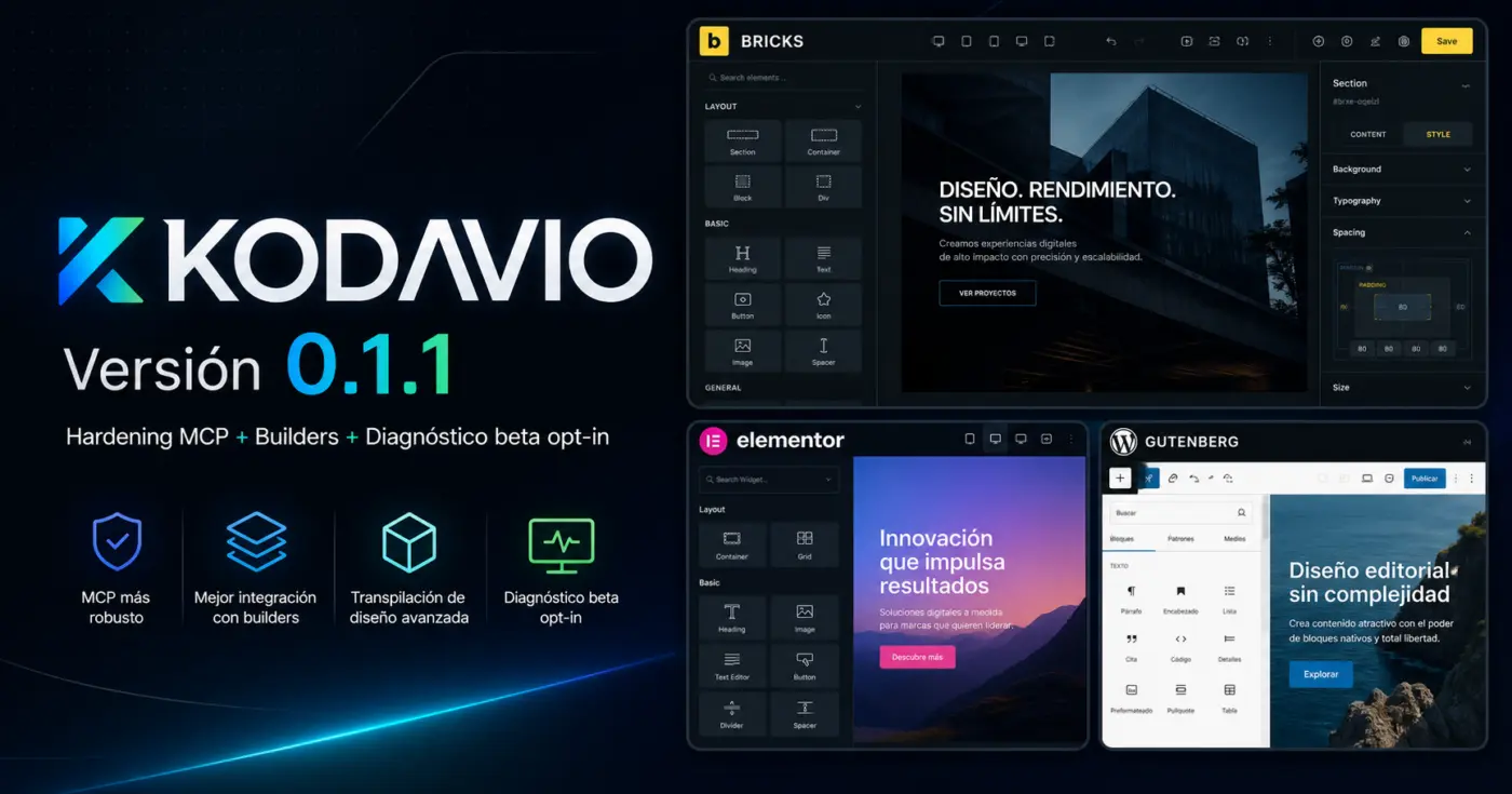 Hoy liberamos Kodavio 0.1.1
