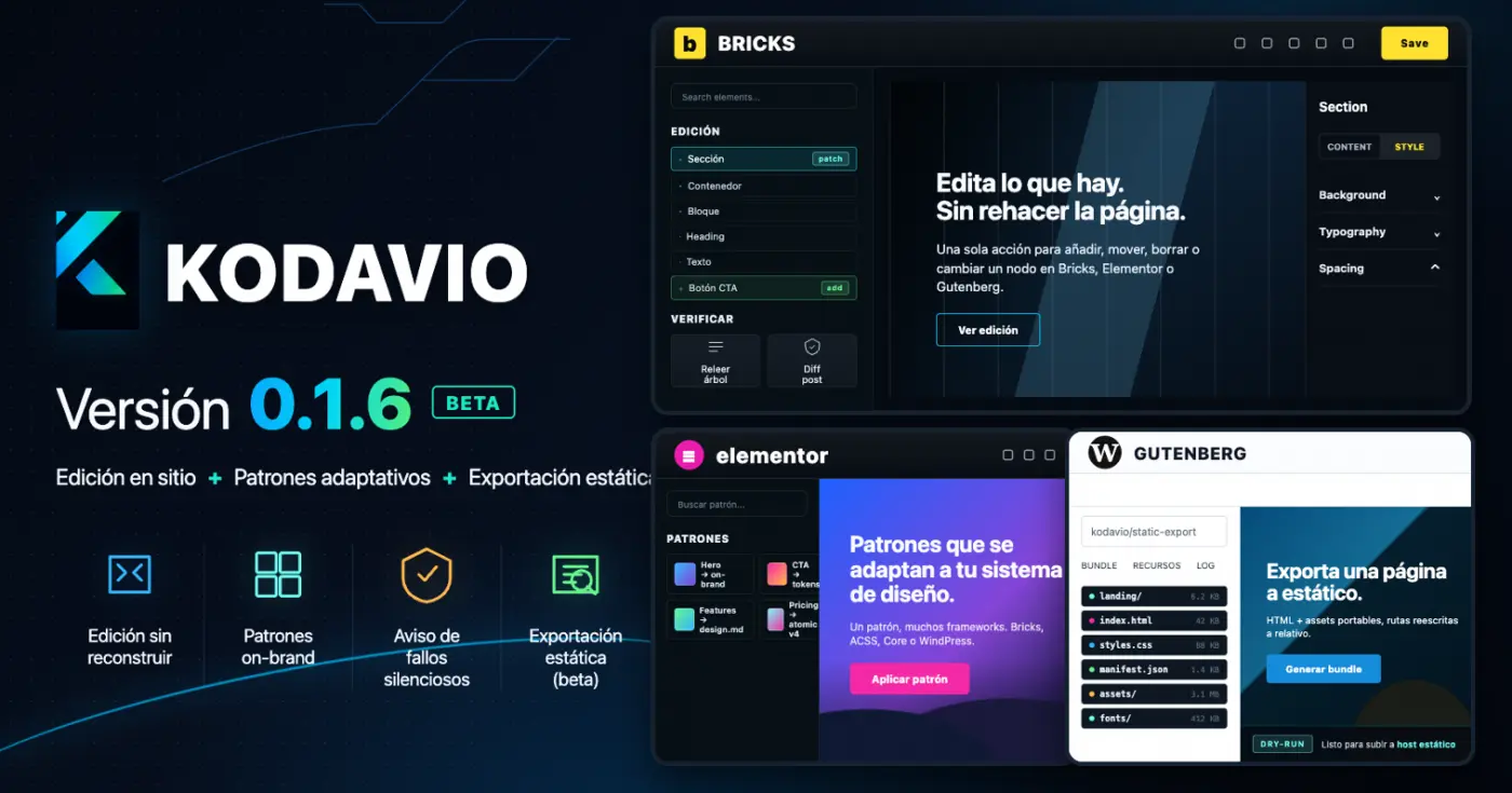 Liberada la nueva versión de Kodavio 0.1.6