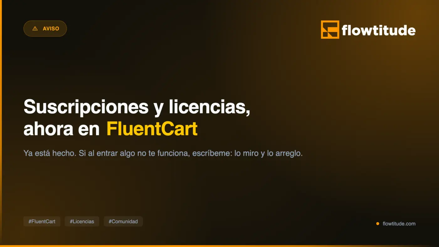 Hemos movido las suscripciones de pago y las licencias a FluentCart